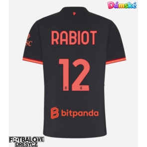 AC Milan Adrien Rabiot #12 Dámské Alternativní Dres 2026-27 Krátký Rukáv AC Milan Adrien Rabiot #12 Dámské Alternativní Dres 2026-27 Krátký Rukáv